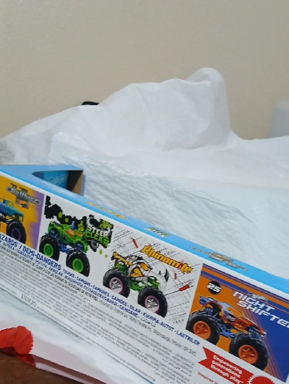Hot Wheels Monster Trucks Half Hazards Set - Multicolor